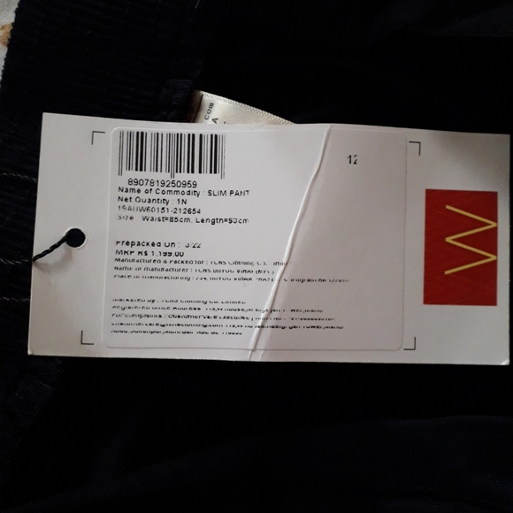 Blue W pant uk 12 - Picture 5 of 5